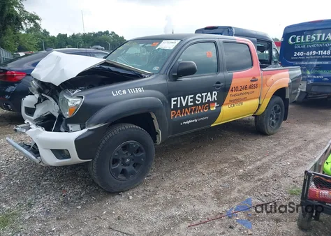 2013 Toyota Tacoma Double Cab Prerunner из США, поврежденный, VIN 3TMJU4GNXDM141159